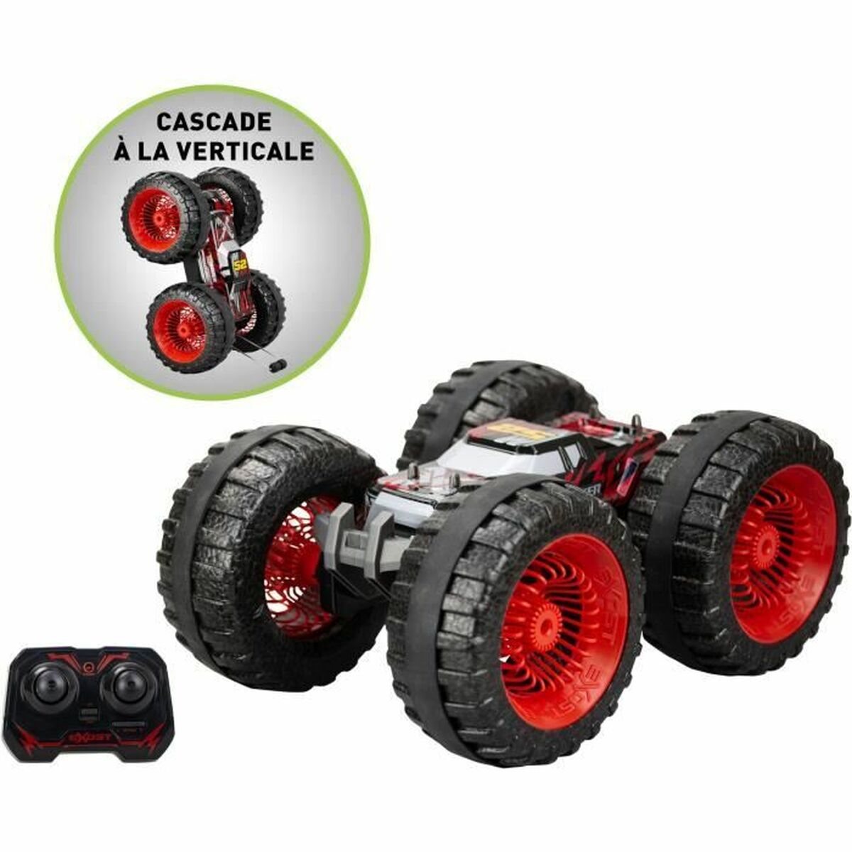 Kaugjuhitav Auto Exost Land Buster Punane rouge